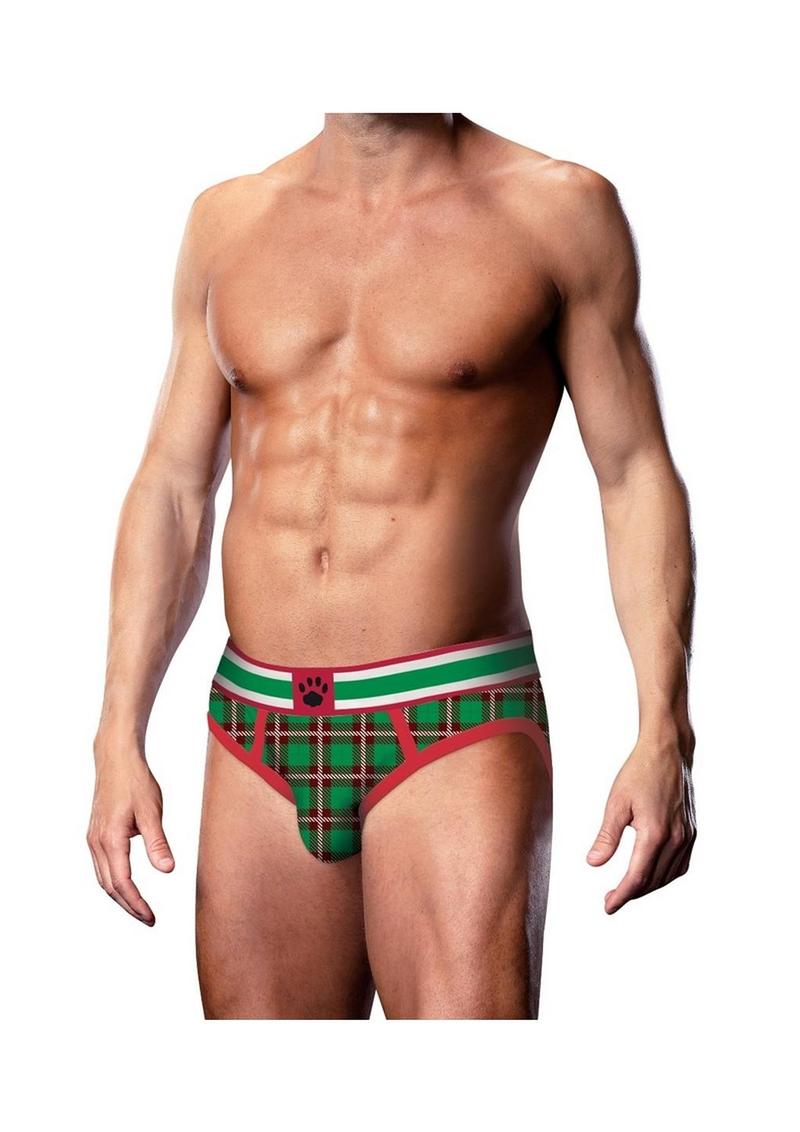 Prowler Tartan 2 Brief XXL Grn/Red Fw23 - Green/Red - XXLarge