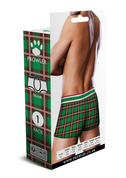 Prowler Tartan 2 Trunk Lg Grn/Red Fu23