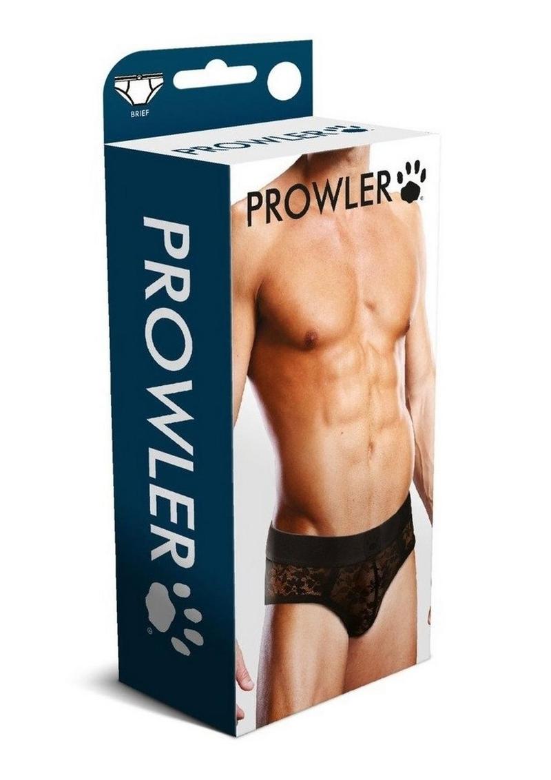 Prowler Lace Brief - Black - XXLarge