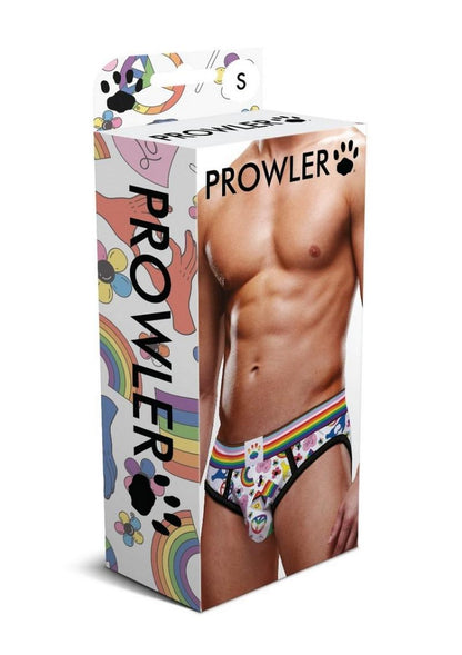 Prowler Pride Love and Peace 1 Brief - Multicolor/Rainbow - Medium