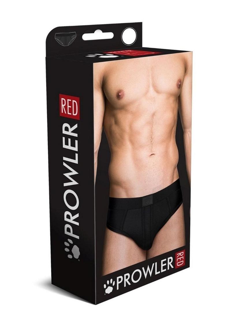 Prowler Red Ass-Less Brief - Black - Small