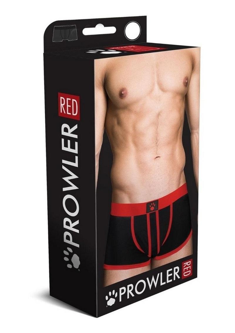 Prowler Red Ass-Less Trunk - Black/Red - Medium