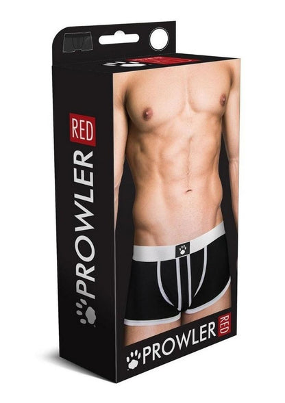 Prowler Red Ass-Less Trunk - Black/White - Medium