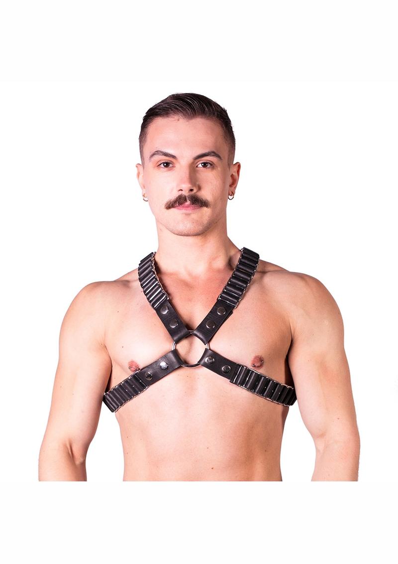 Prowler Red Ballistic Harness - Black/Multicolor/Silver - Large