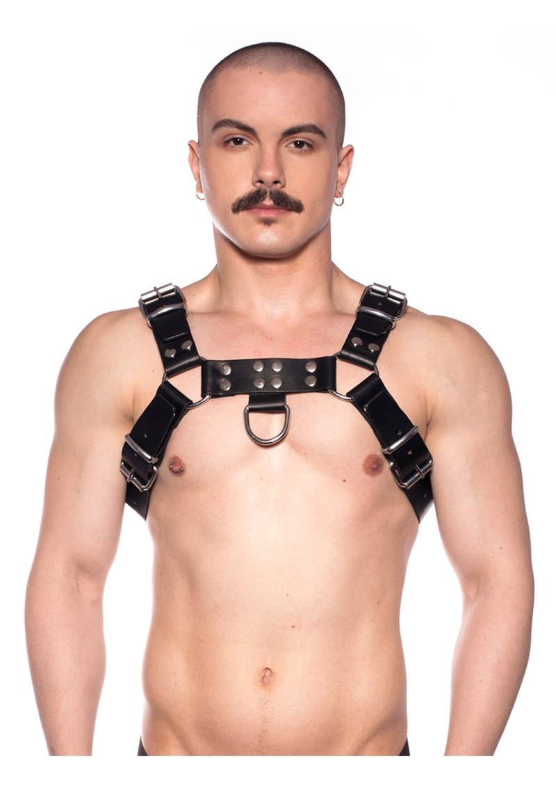 Prowler Red Butch Harness - Black/Multicolor/Silver - Medium