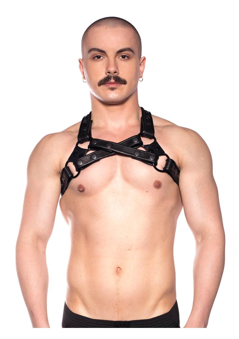 Prowler Red Cross Harness - Black - Medium/Small