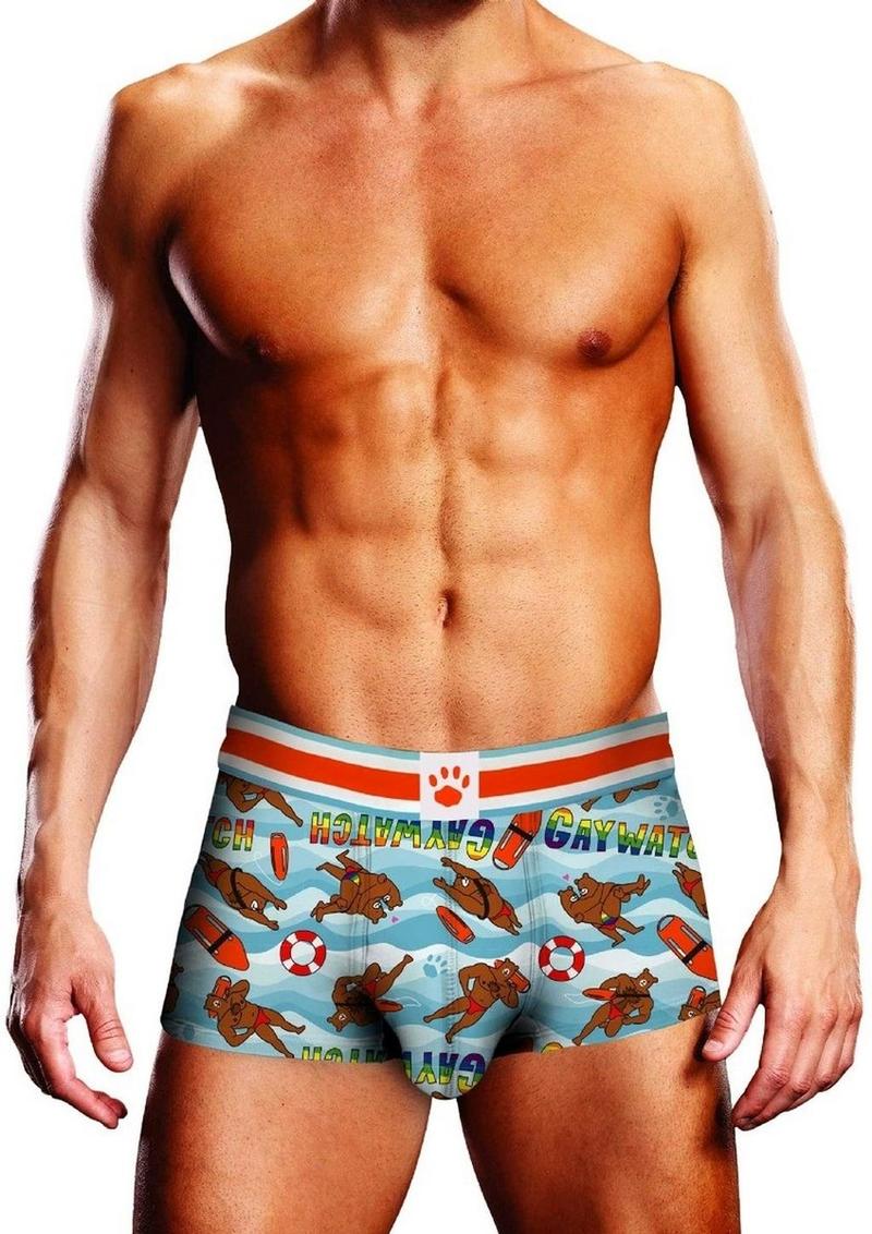 Prowler Gaywatch Bears Trunk - Blue/Orange - XSmall