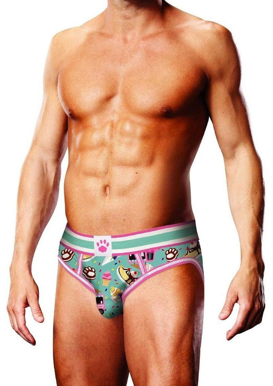 Prowler Sundae Open Brief - Blue/Pink - XSmall