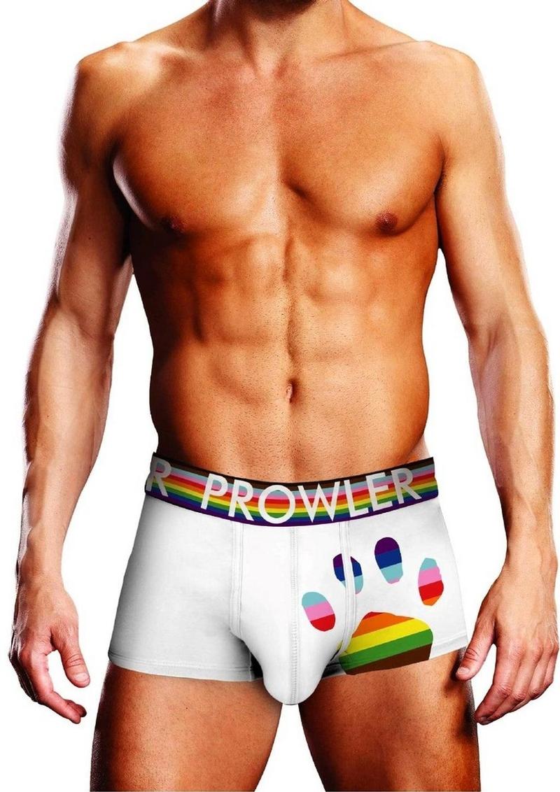 Prowler White Oversized Paw Trunk - Multicolor/Rainbow/White - Large