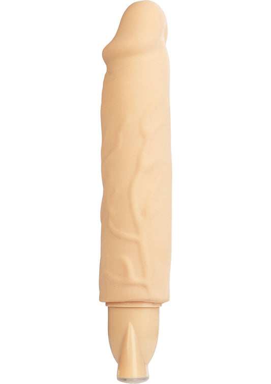 Pureskin Bendie Bendable Vibrator - Ivory/Vanilla - 7in