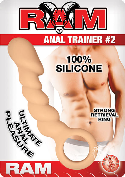 Ram Anal Trainer #2 Silicone Anal Probe - Vanilla