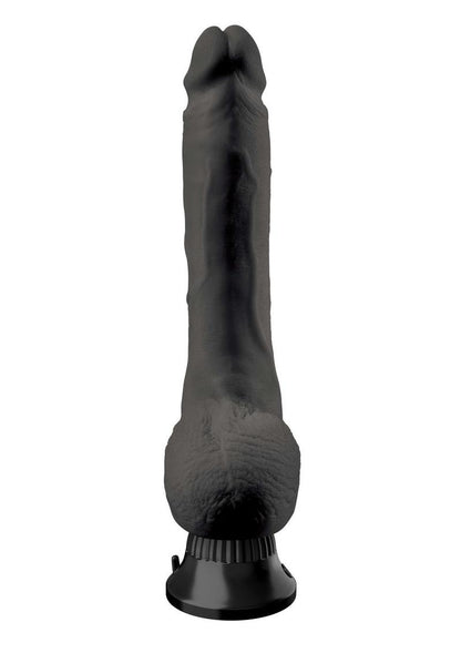 Real Feel Deluxe No. 7 Wallbanger Vibrating Dildo with Balls