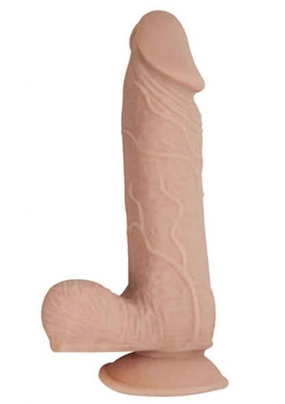 Realcocks Dual Layered #2 Bendable Dildo - Flesh/Vanilla - 7in