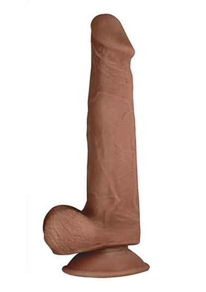 Realcocks Dual Layered #3 Bendable Dildo - Brown/Caramel - 7.5in