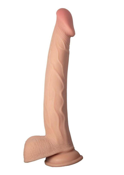 Realcocks Dual Layered Bendable Dildo - Vanilla - 11in