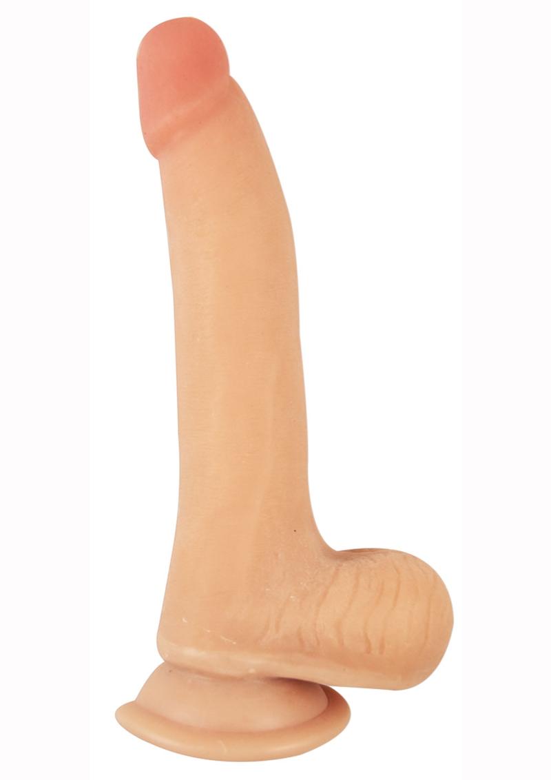 Realcocks Sliders Dildo with Balls - Vanilla - 7in