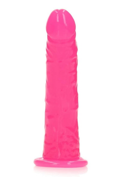 Realrock Slim Glow In The Dark Dildo with Suction Cup