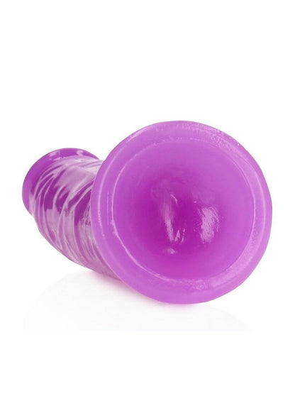 Realrock Slim Glow In The Dark Dildo with Suction Cup