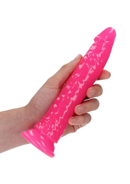 Realrock Slim Glow In The Dark Dildo with Suction Cup