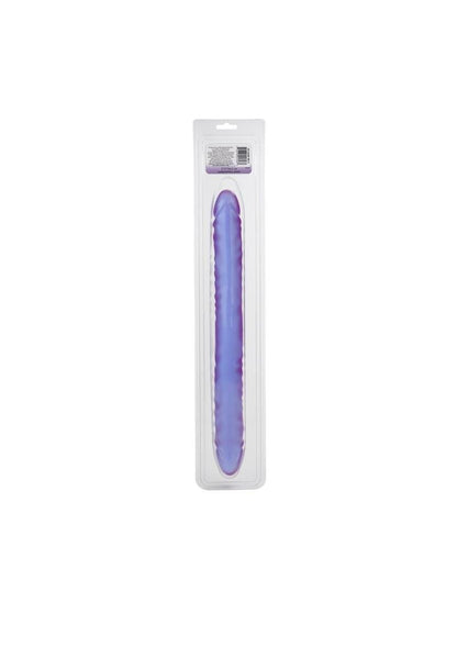 Reflective Gel Veined Double Dildo