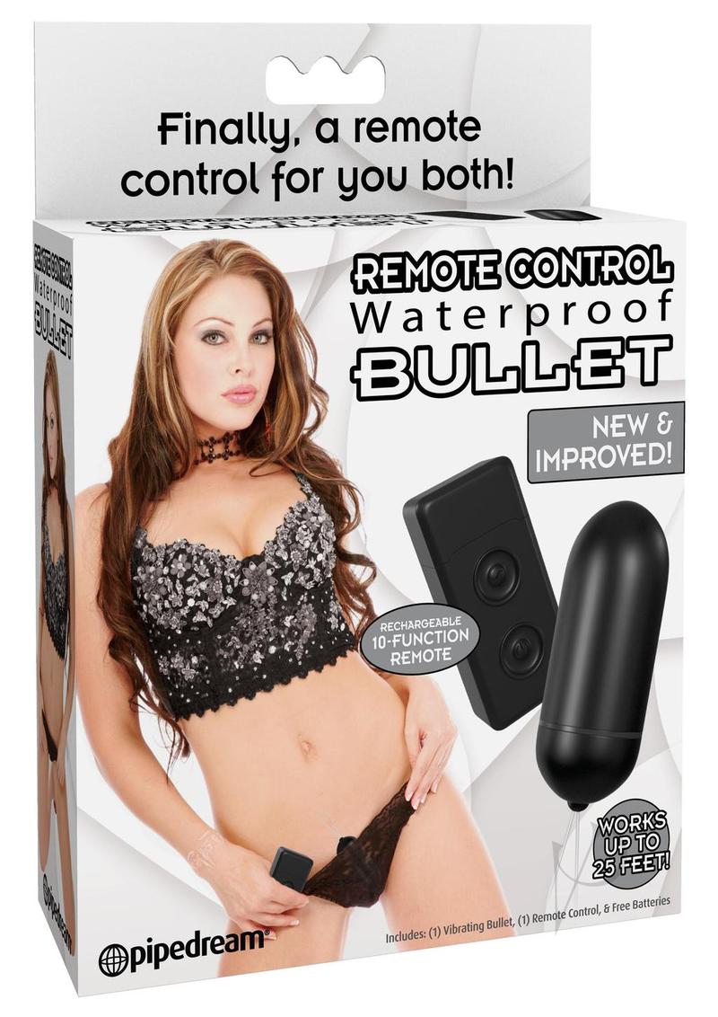 Remote Control Bullet with Remote Control - Black