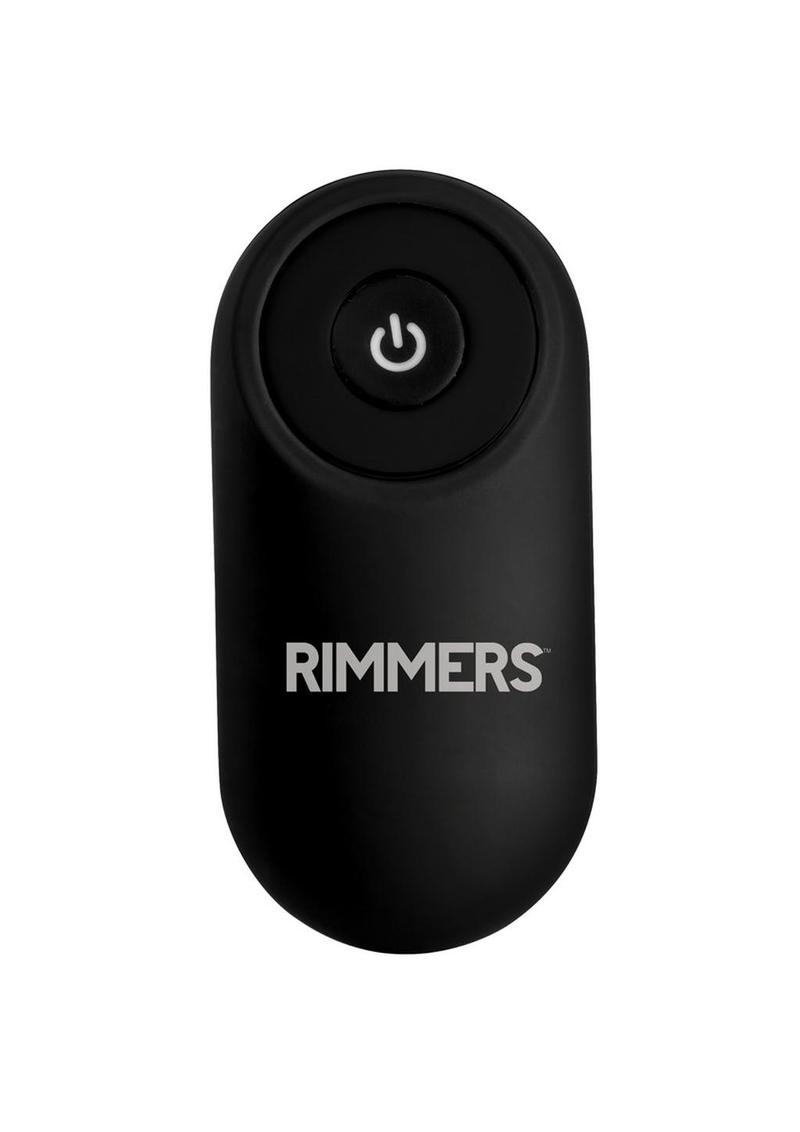 Rimmers Gyro-R Rechargeable Silicone Smooth Rimming Plug with Remote Control