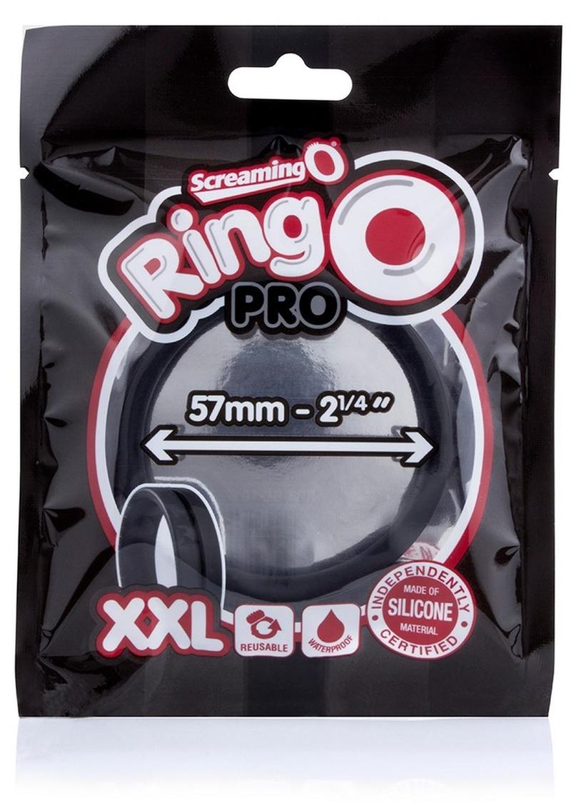 Ringo Pro Double Xtra-Large Silicone Cock Rings Waterproof - Assorted Colors - 24 Piece/Bowl