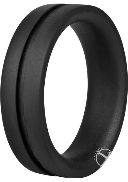 Ringo Pro Large Silicone Cock Rings Waterproof - Black - Large - 12 Each Per Box