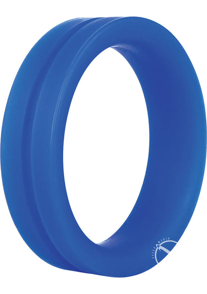 Ringo Pro Large Silicone Cock Rings Waterproof - Blue - Large - 12 Each Per Box