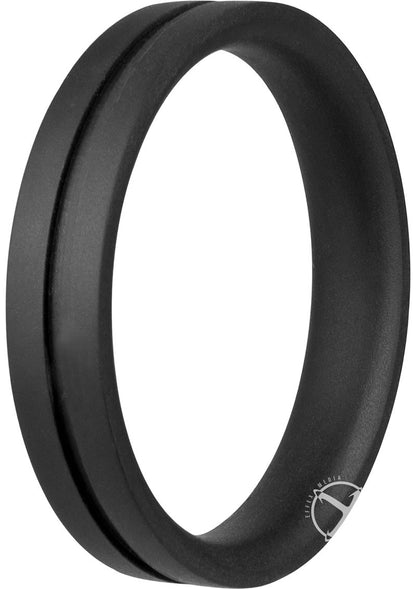 Ringo Pro Xtra-Large Silicone Cock Rings Waterproof - Black - XLarge - 12 Each Per Box