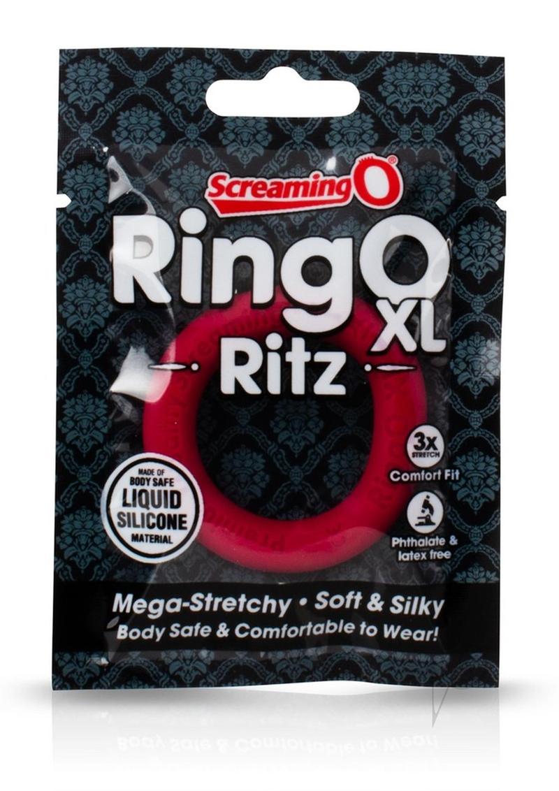 Ringo Ritz XL Individual Ring Silicone - Red - XLarge