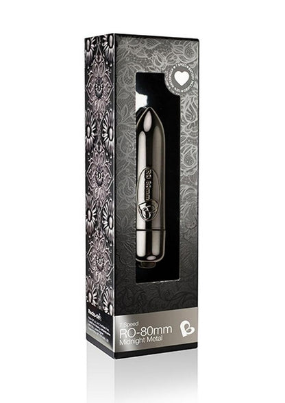 RO 80mm Sir Luvalot Be My Knight Bullet Vibrator - Gun Metal