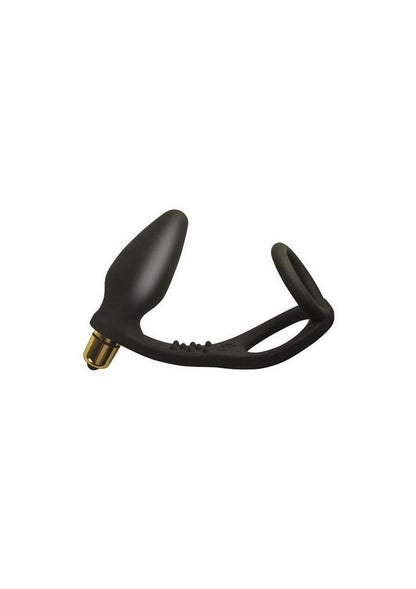 RO-Zen Vibrating Silicone Cock Ring with Butt Plug