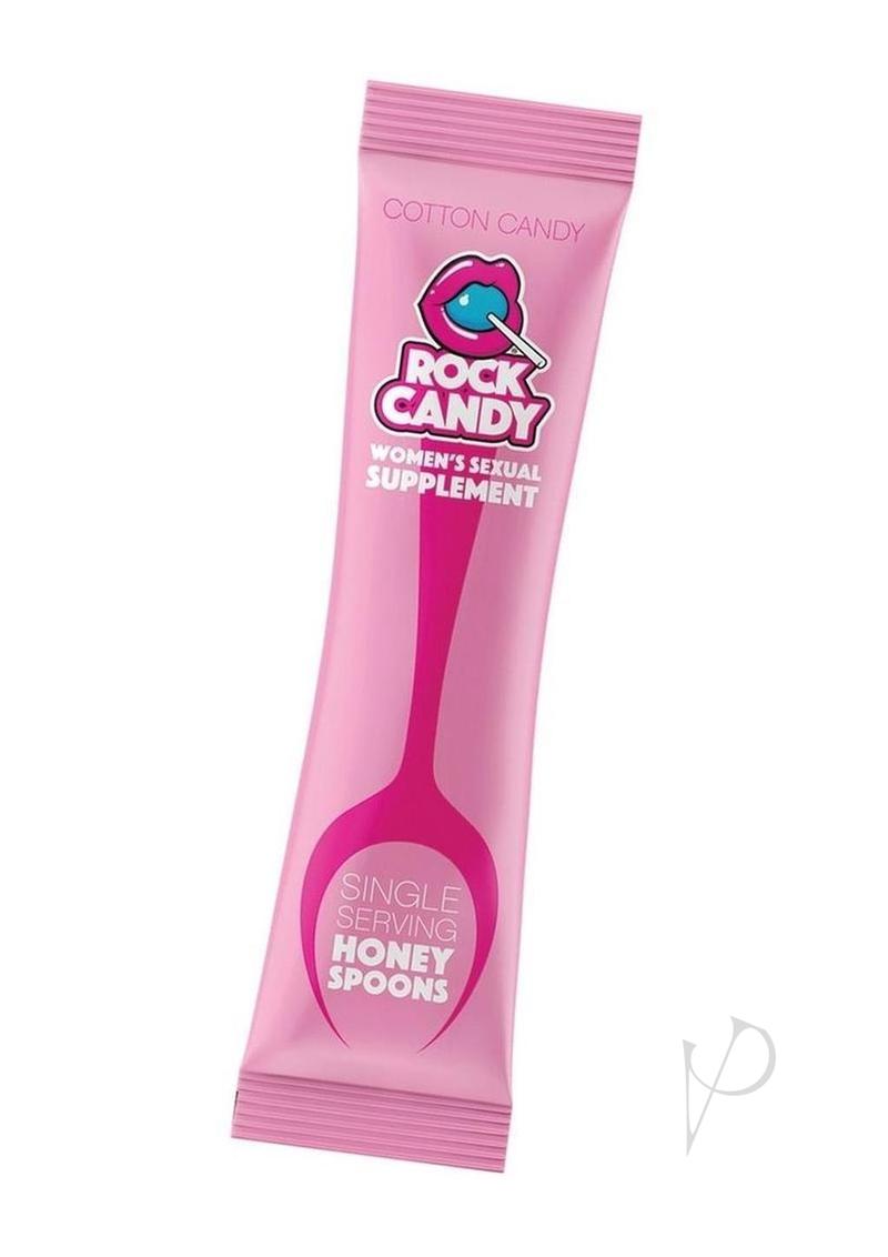 Rock Candy Honey Spoon Female Sexual Supplement Single - Cotton Candy