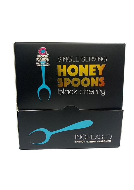 Rock Candy Honey Spoons Male Sexual Supplement - 24 Packs Per Display