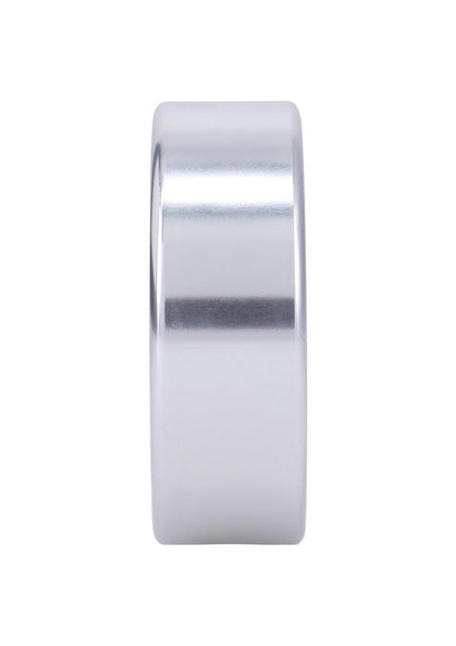 Rock Solid Brushed Alloy Aluminum Cock Ring