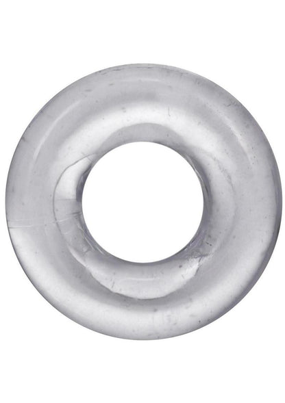 Rock Solid The 2x Donut Cock Ring - Clear - XXLarge