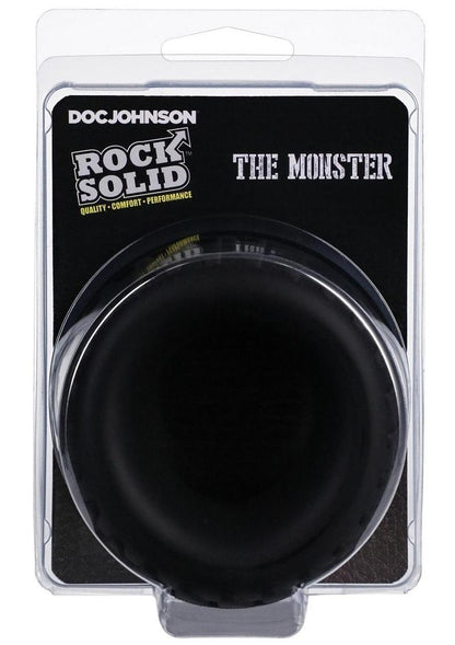 Rock Solid The Monster Cock Ring - Black