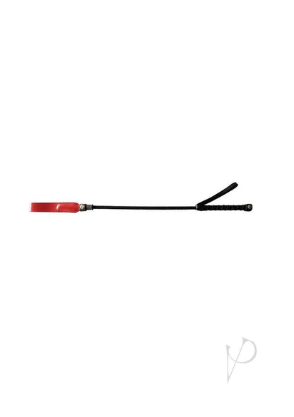 Rouge Fifty Times Hotter Short Riding Crop Slim Tip - Red - 20in