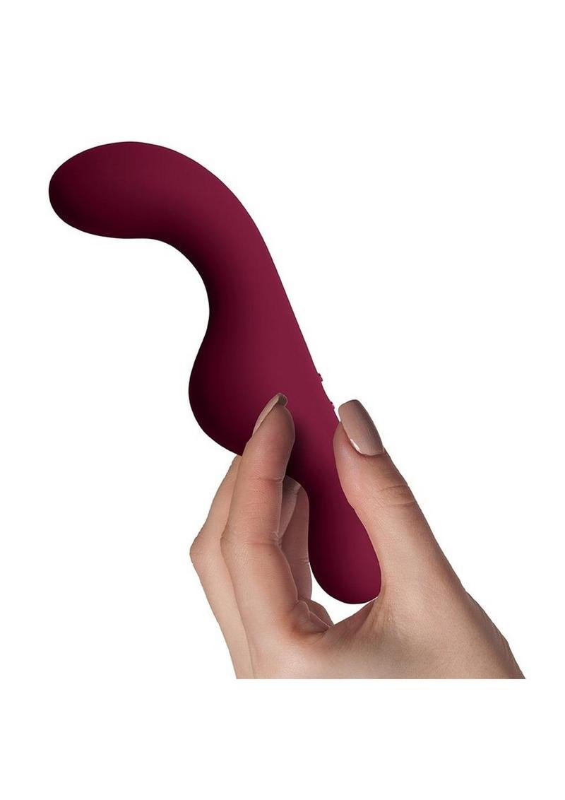 Ruby Glow Blush Rechargeable Silicone Dual Vibrator with Remote Control