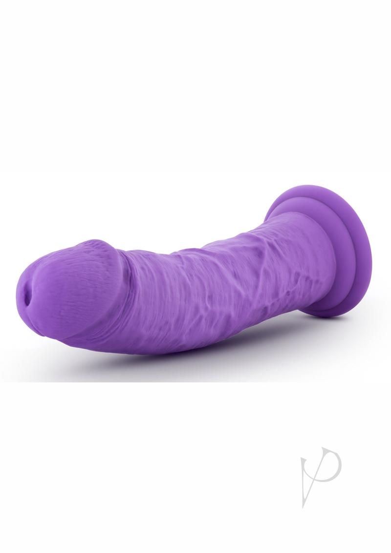 Ruse Jammy Silicone Dildo - Purple - 8in