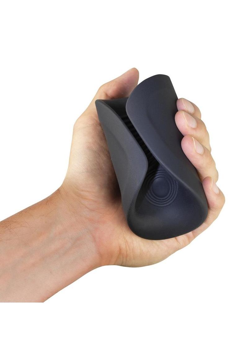 Rush Silicone Vibrating Textured Masturbator