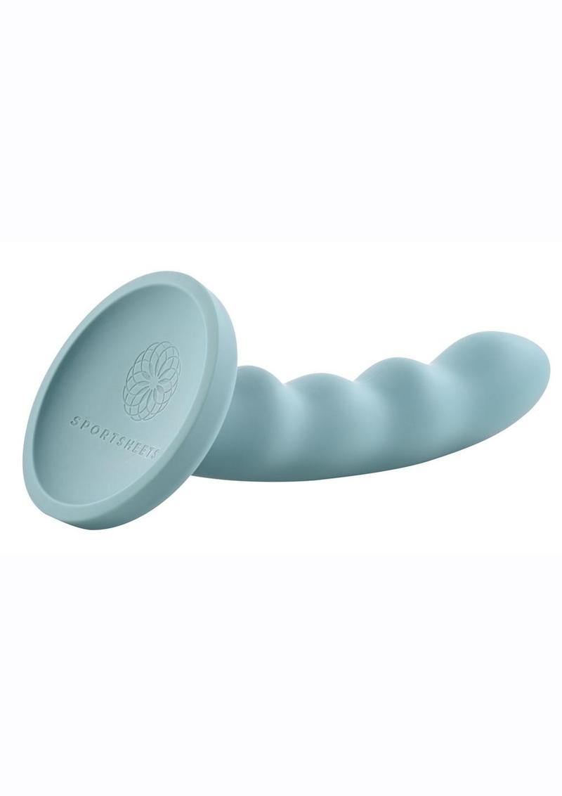 Sage Silicone Curved Dildo with Suction Cup