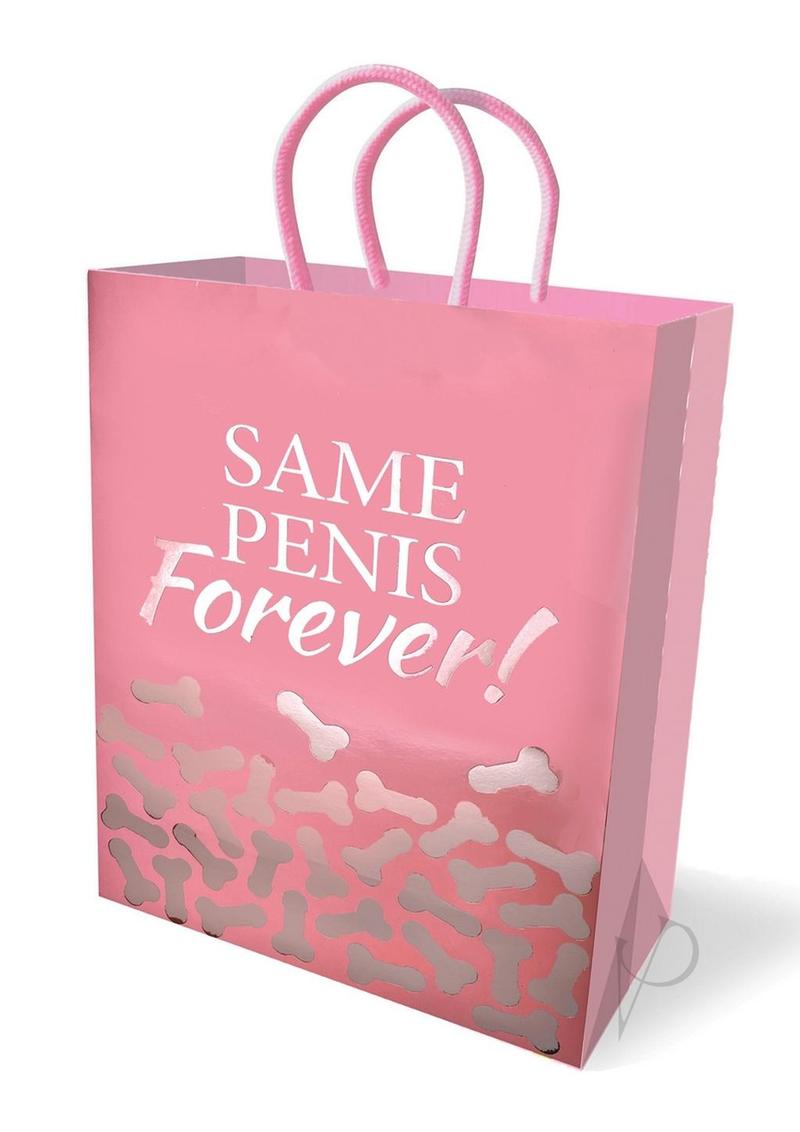 Same Penis Forever - Pink/Silver - Gift Bag