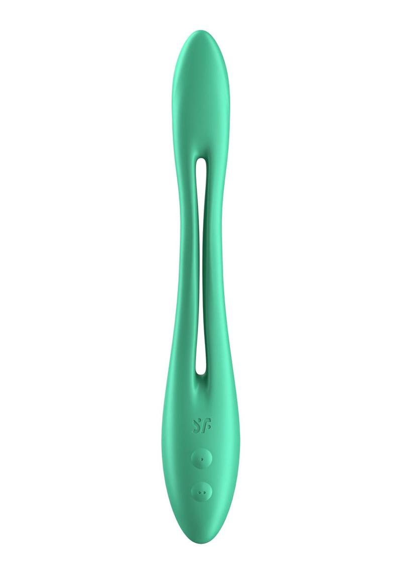 Satisfyer Elastic Game Rechargeable Vibrator - Green/Light Green