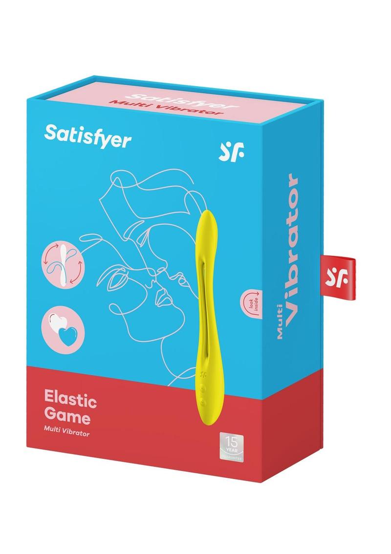 Satisfyer Elastic Game Rechargeable Vibrator - Yellow