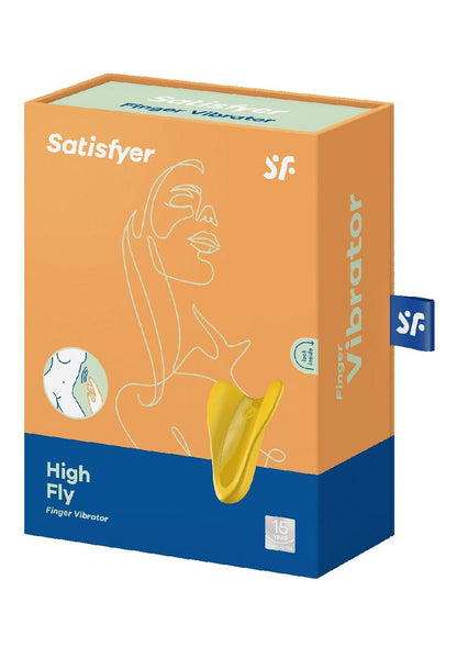 Satisfyer High Fly Silicone Rechargeable Hand Massager - Yellow