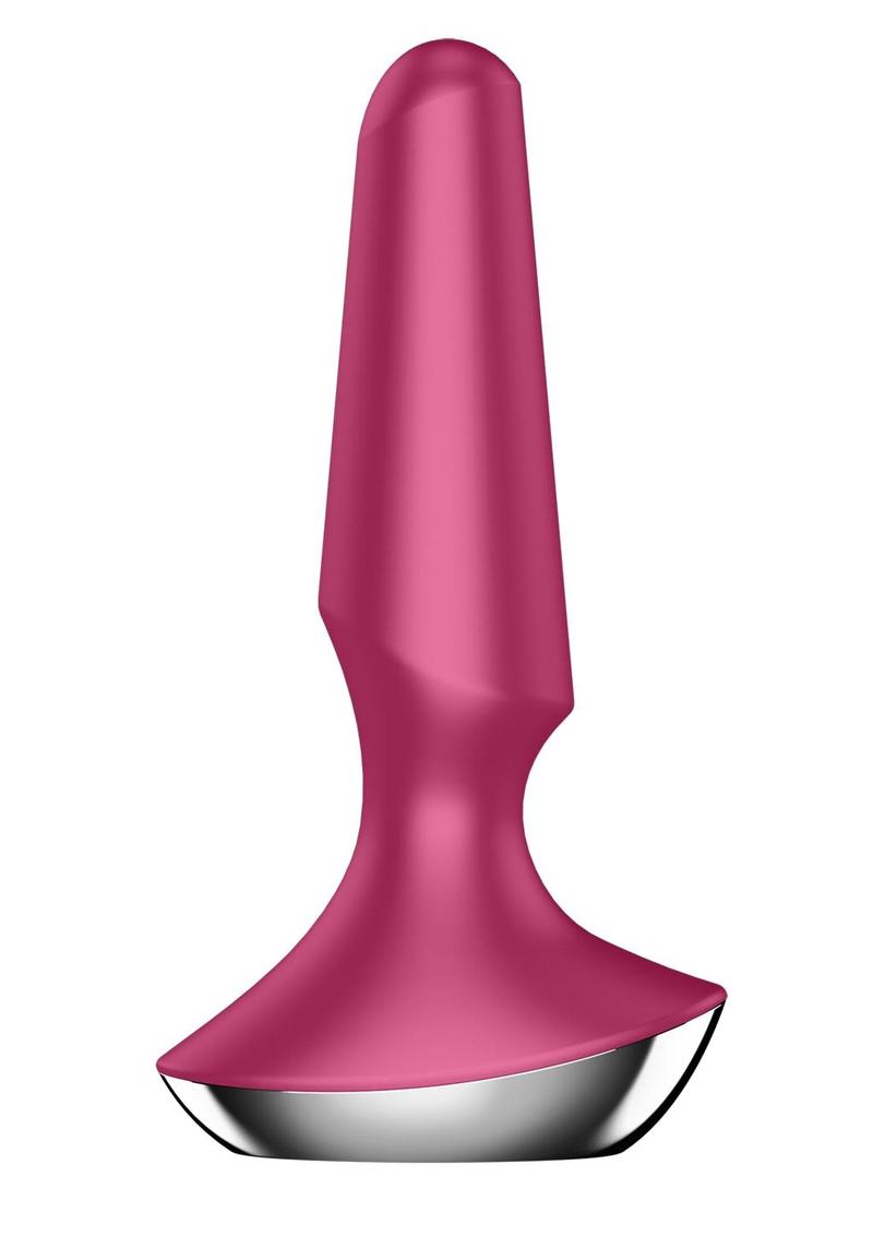 Satisfyer Plug-Ilicious 2 Silicone Vibrating Anal Plug - Berry/Purple