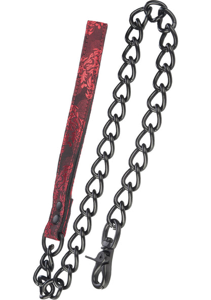 Scandal Leash - Black/Red