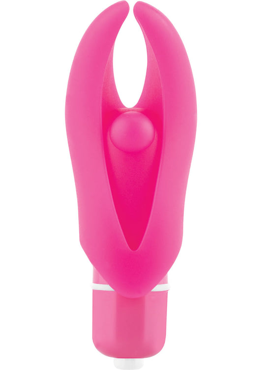 Screamin' Demon Mini Vibe with Silicone Sleeve Waterproof - Pink